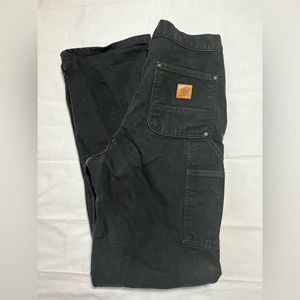Carhartt Double Front %100 Cotton Duck Canvas Work Pants 28x34